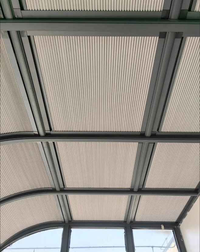 Ceiling Honeycomb Blinds