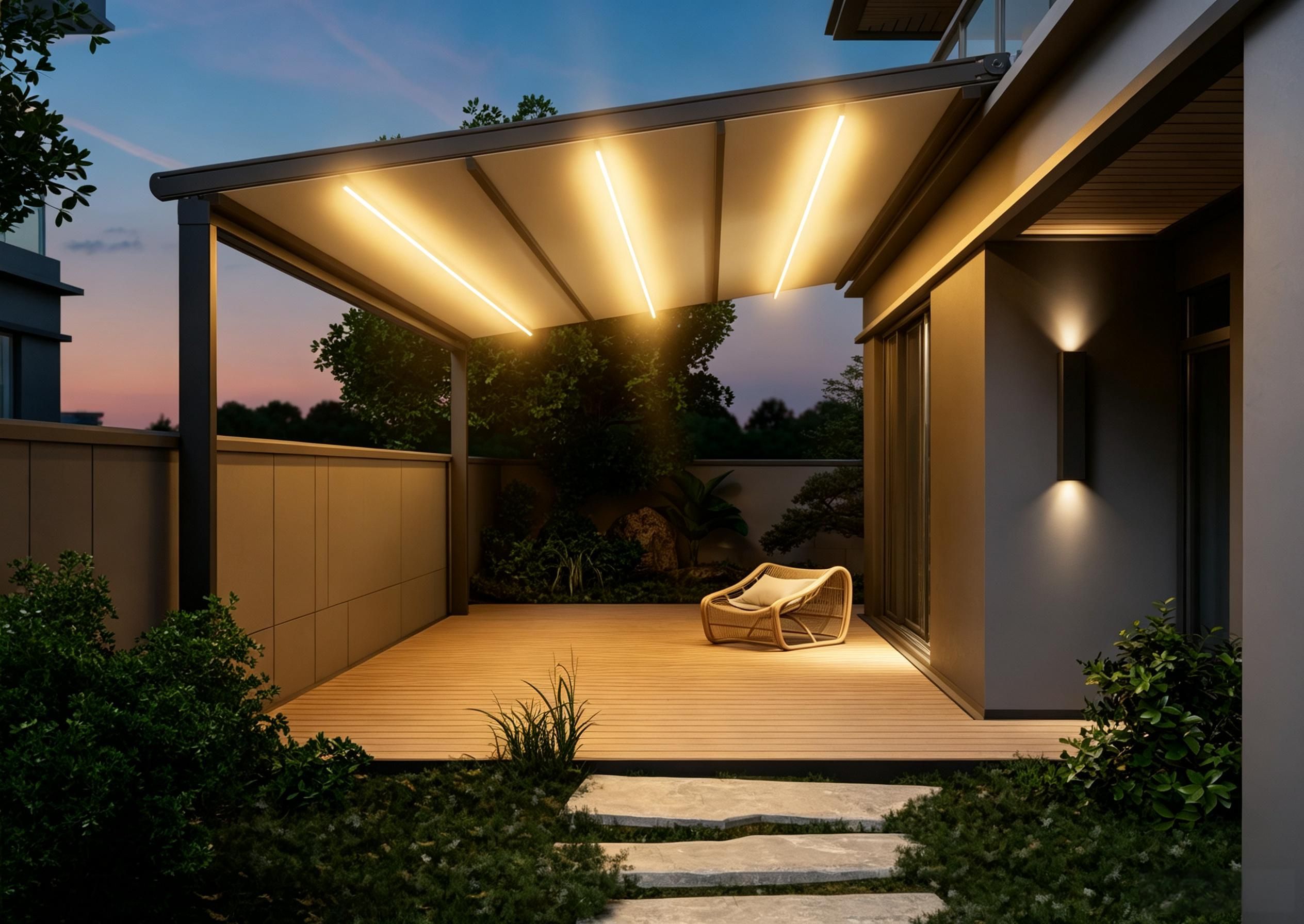 Motorized Folding Canopy
