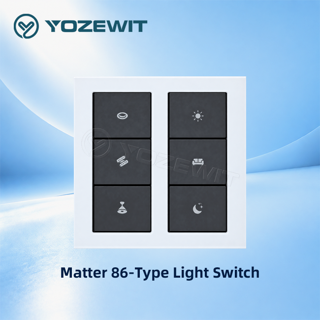6 -Key Matter Smart Switch （White Color)