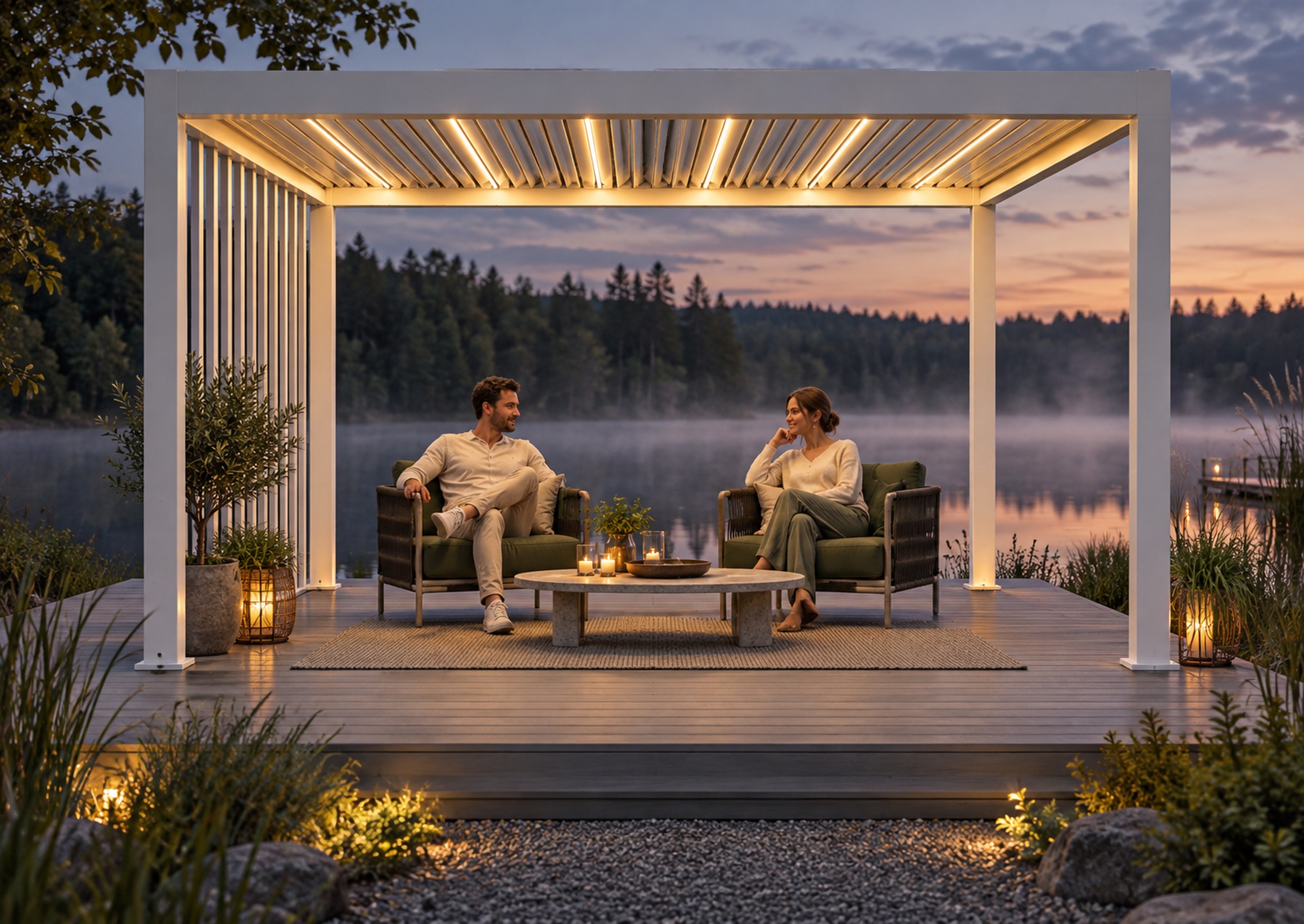 Small Size Pergola Shading Solution